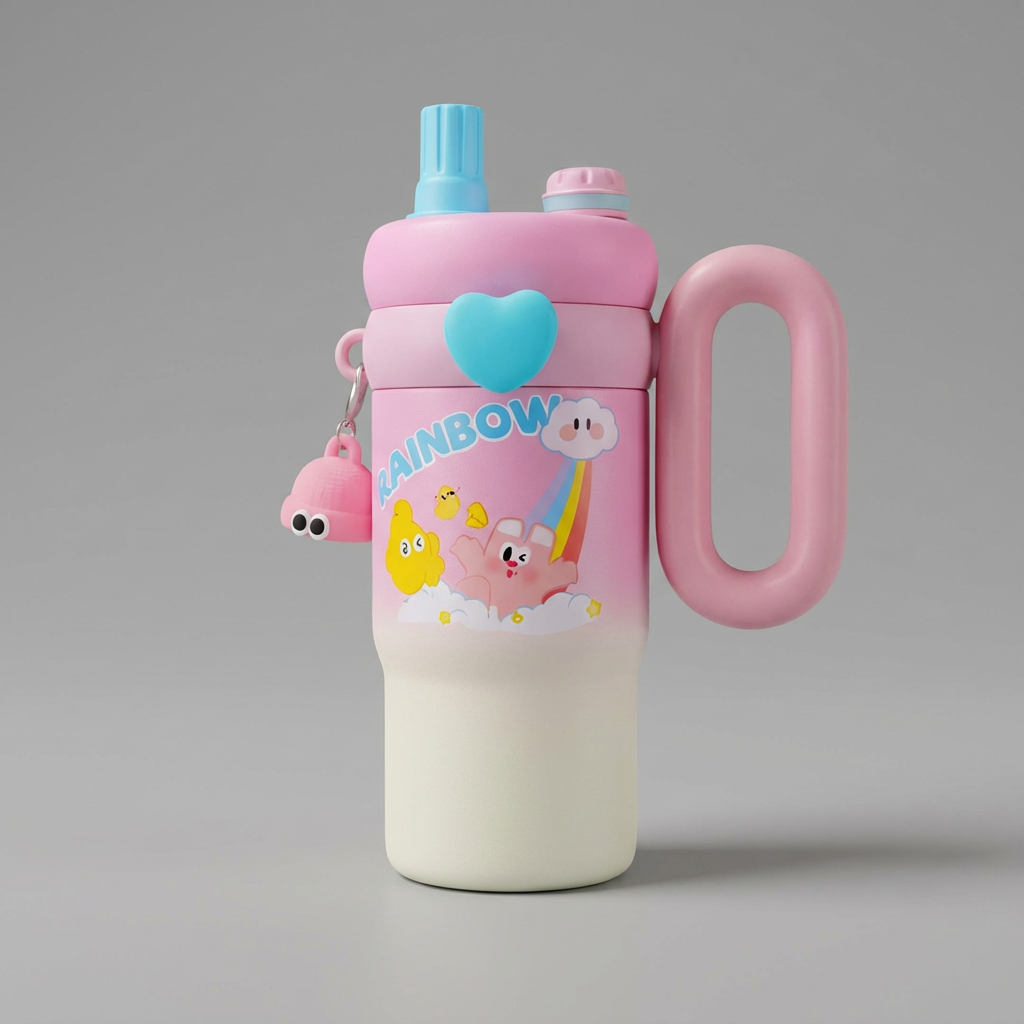 Cartoon Kids Tumbler 850 ML